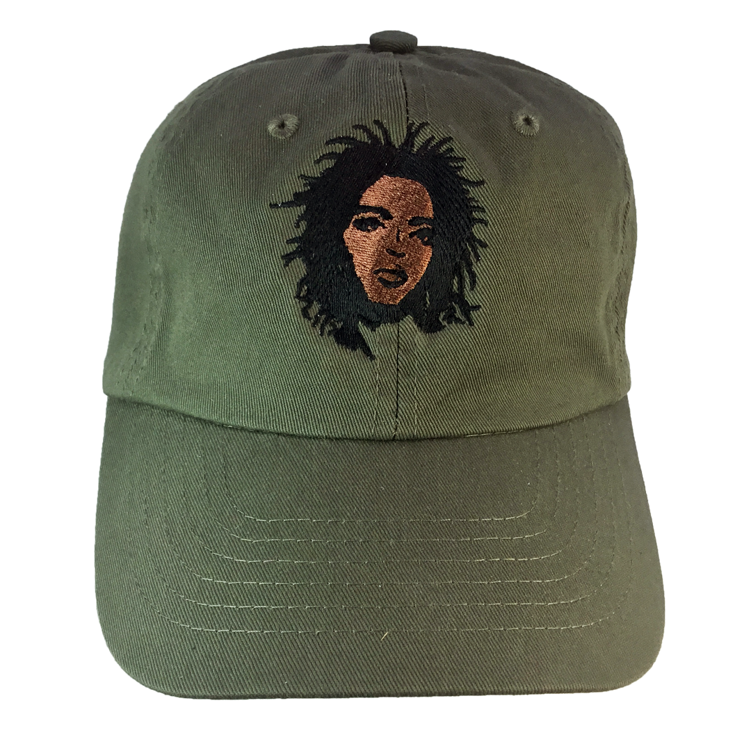 Lauryn Hill Embroidered Hat - The Carter Brand - Black By Popular Demand - Rooting For Everybody Black - Black Pride Apparel