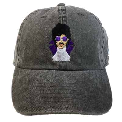 Prince Embroidered Baseball Hat - The Carter Brand - Black By Popular Demand - Rooting For Everybody Black - Black Pride Apparel