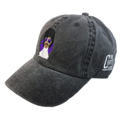 Prince Embroidered Baseball Hat - The Carter Brand - Black By Popular Demand - Rooting For Everybody Black - Black Pride Apparel