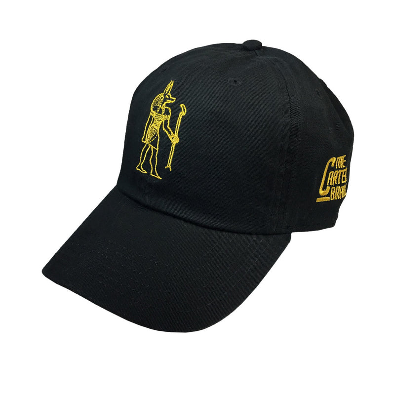 Anubis Embroidered Cap - The Carter Brand - Black By Popular Demand - Rooting For Everybody Black - Black Pride Apparel
