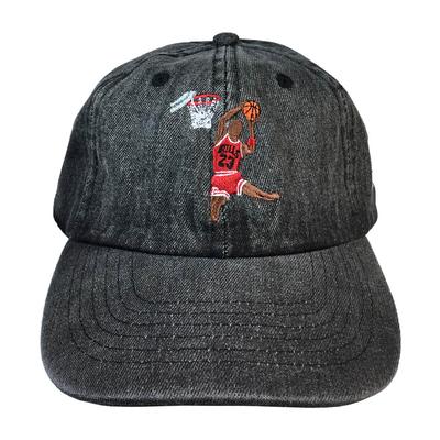 Michael Jordan Dunk Embroidered Hat - The Carter Brand - Black By Popular Demand - Rooting For Everybody Black - Black Pride Apparel