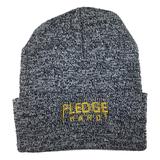 Black/Gold Pledge Hard Beanie
