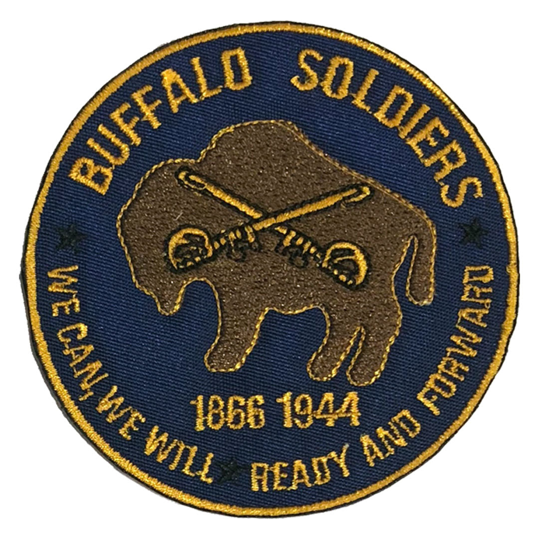 Buffalo Soldiers Patch - The Carter Brand - Black By Popular Demand - Rooting For Everybody Black - Black Pride Apparel
