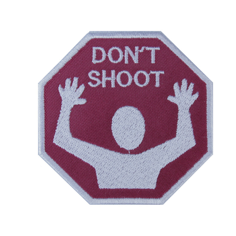 Don't Shoot Patch - The Carter Brand - Black By Popular Demand - Rooting For Everybody Black - Black Pride Apparel