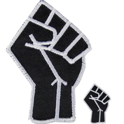 Black Power Fist Patch - The Carter Brand - Black By Popular Demand - Rooting For Everybody Black - Black Pride Apparel