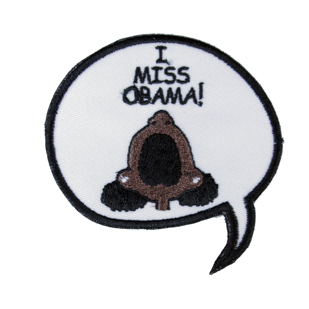 I Miss Obama Patch - The Carter Brand - Black By Popular Demand - Rooting For Everybody Black - Black Pride Apparel