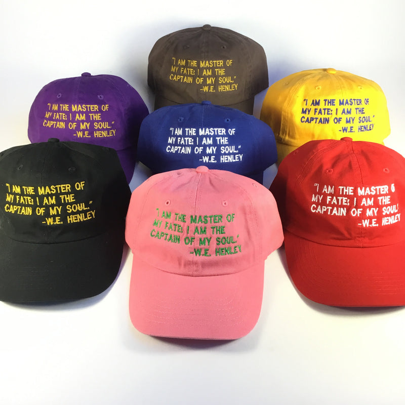 Invictus Dad Hat - The Carter Brand - Black By Popular Demand - Rooting For Everybody Black - Black Pride Apparel