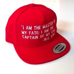 Invictus Red and White Snapback