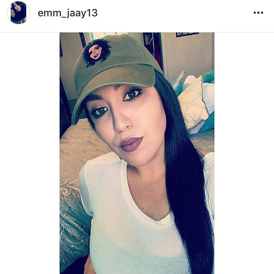 Lauryn Hill Embroidered Hat - The Carter Brand - Black By Popular Demand - Rooting For Everybody Black - Black Pride Apparel