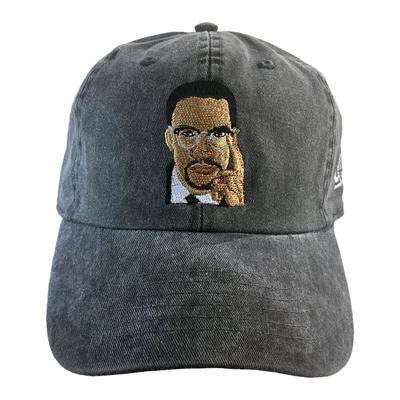 Malcolm X Legend Baseball Hat - The Carter Brand - Black By Popular Demand - Rooting For Everybody Black - Black Pride Apparel