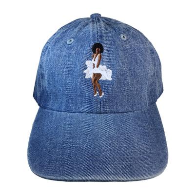 Melanin Monroe Dad Cap - The Carter Brand - Black By Popular Demand - Rooting For Everybody Black - Black Pride Apparel