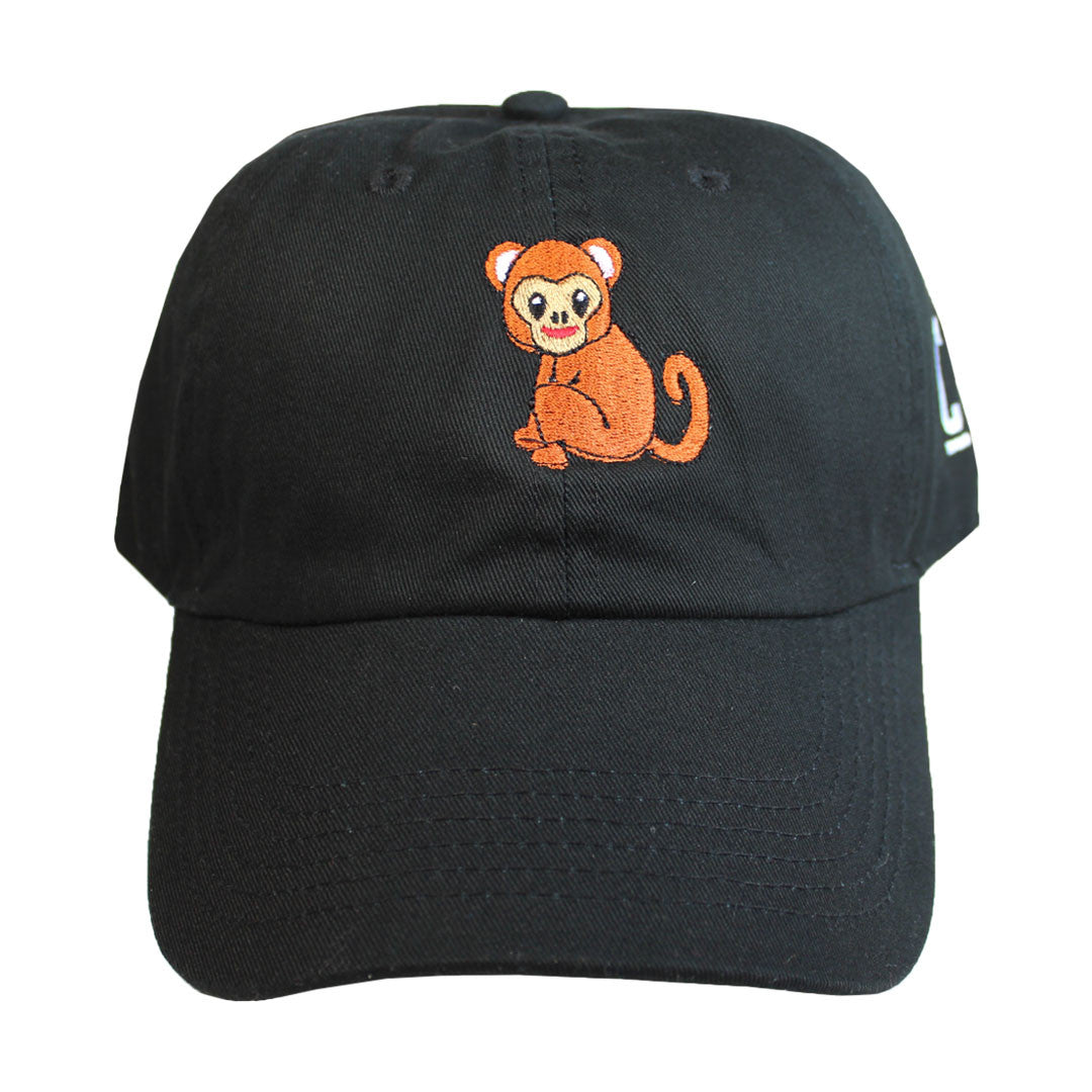 Monkey Emoji Hat - The Carter Brand - Black By Popular Demand - Rooting For Everybody Black - Black Pride Apparel