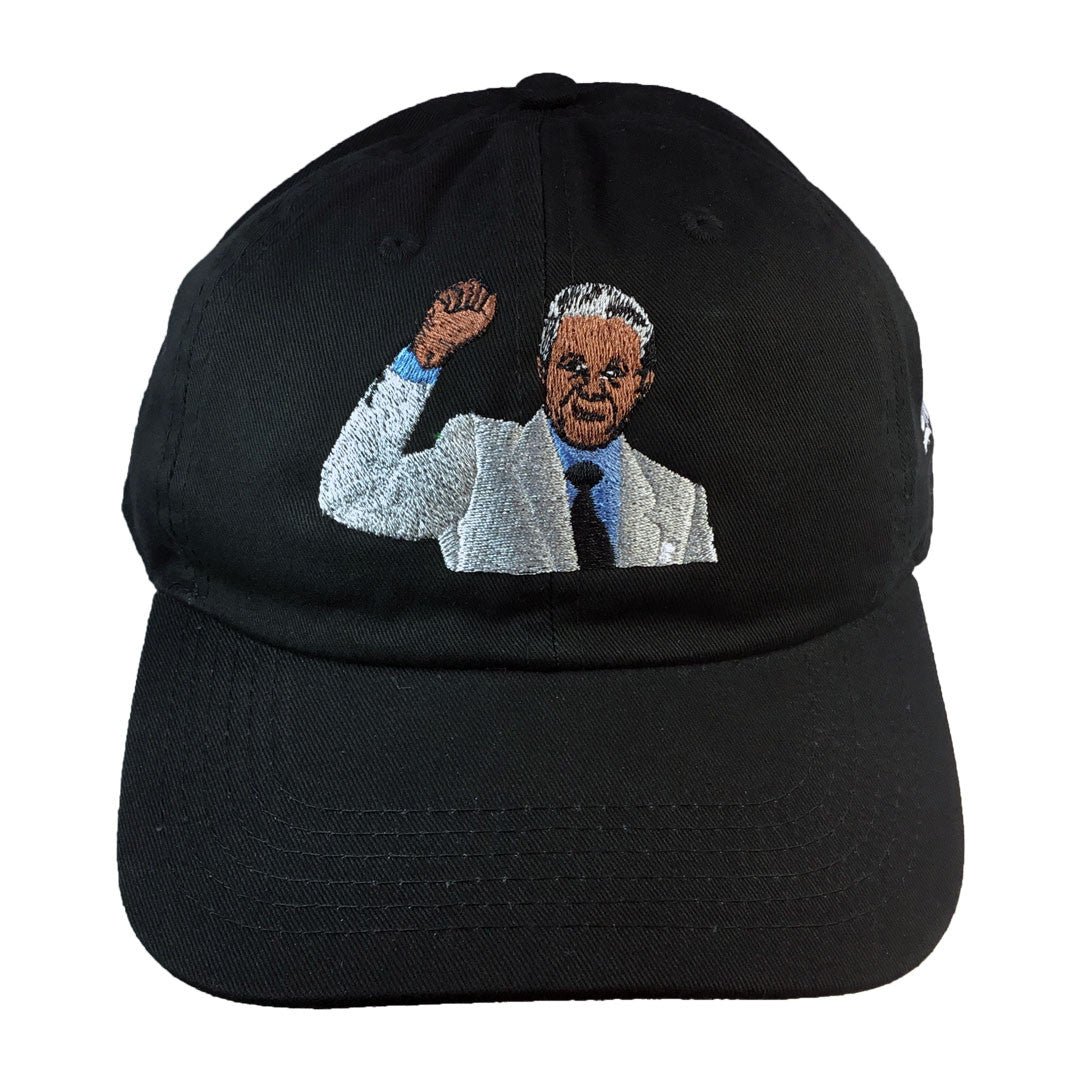 Nelson Mandela Legend Hat - The Carter Brand - Black By Popular Demand - Rooting For Everybody Black - Black Pride Apparel