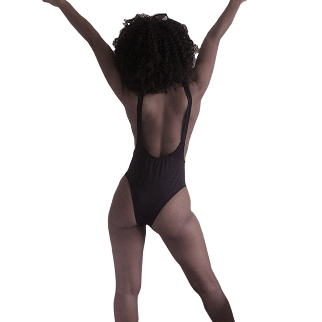 Black Excellence Swimsuit - The Carter Brand - Black By Popular Demand - Rooting For Everybody Black - Black Pride Apparel