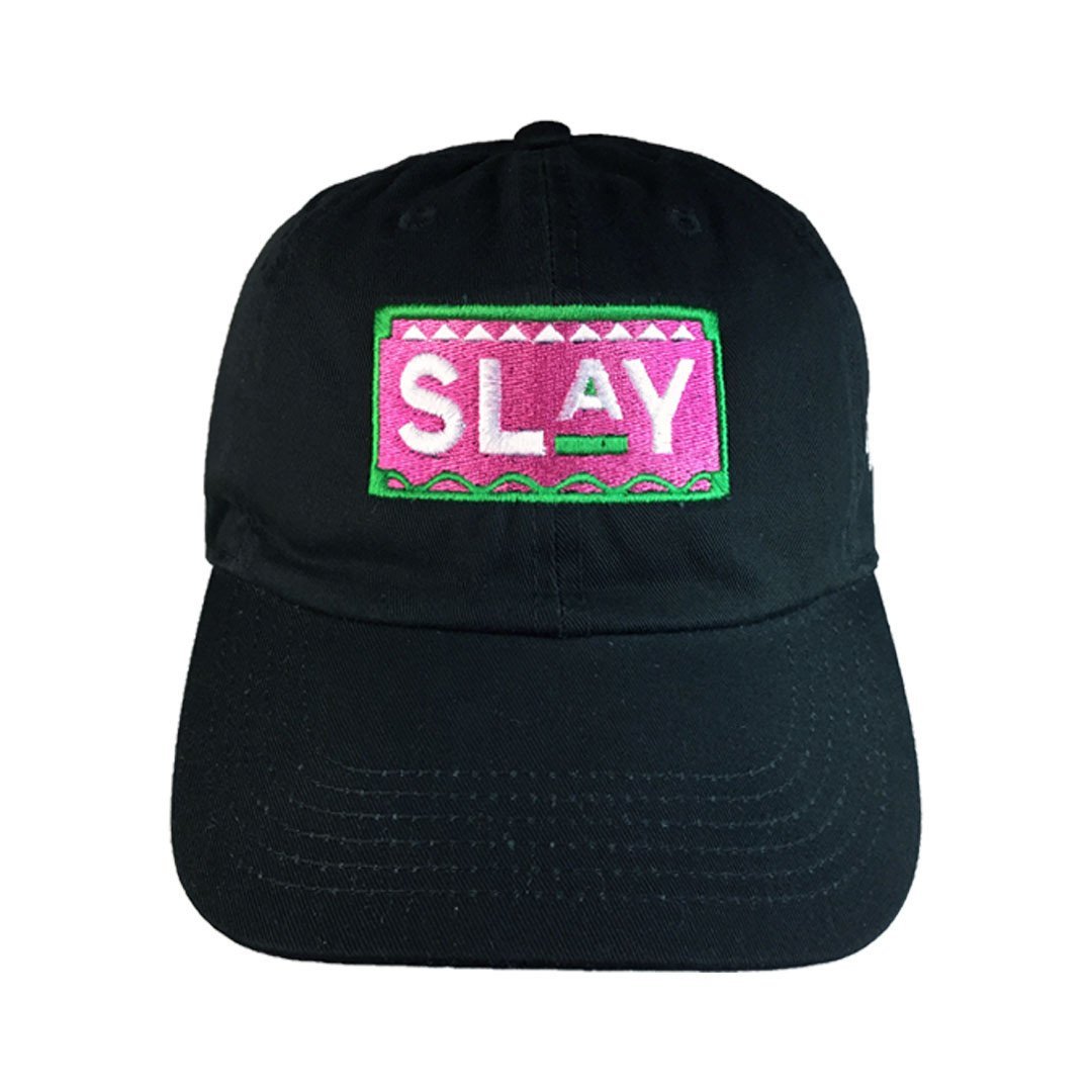 Sorority Slay Hat - The Carter Brand - Black By Popular Demand - Rooting For Everybody Black - Black Pride Apparel