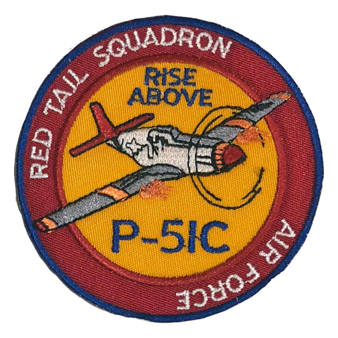 Red Tails Patch - The Carter Brand - Black By Popular Demand - Rooting For Everybody Black - Black Pride Apparel