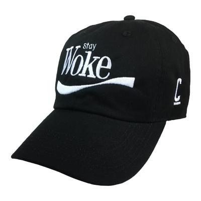 Stay Woke Embroidered Baseball Hat - The Carter Brand - Black By Popular Demand - Rooting For Everybody Black - Black Pride Apparel