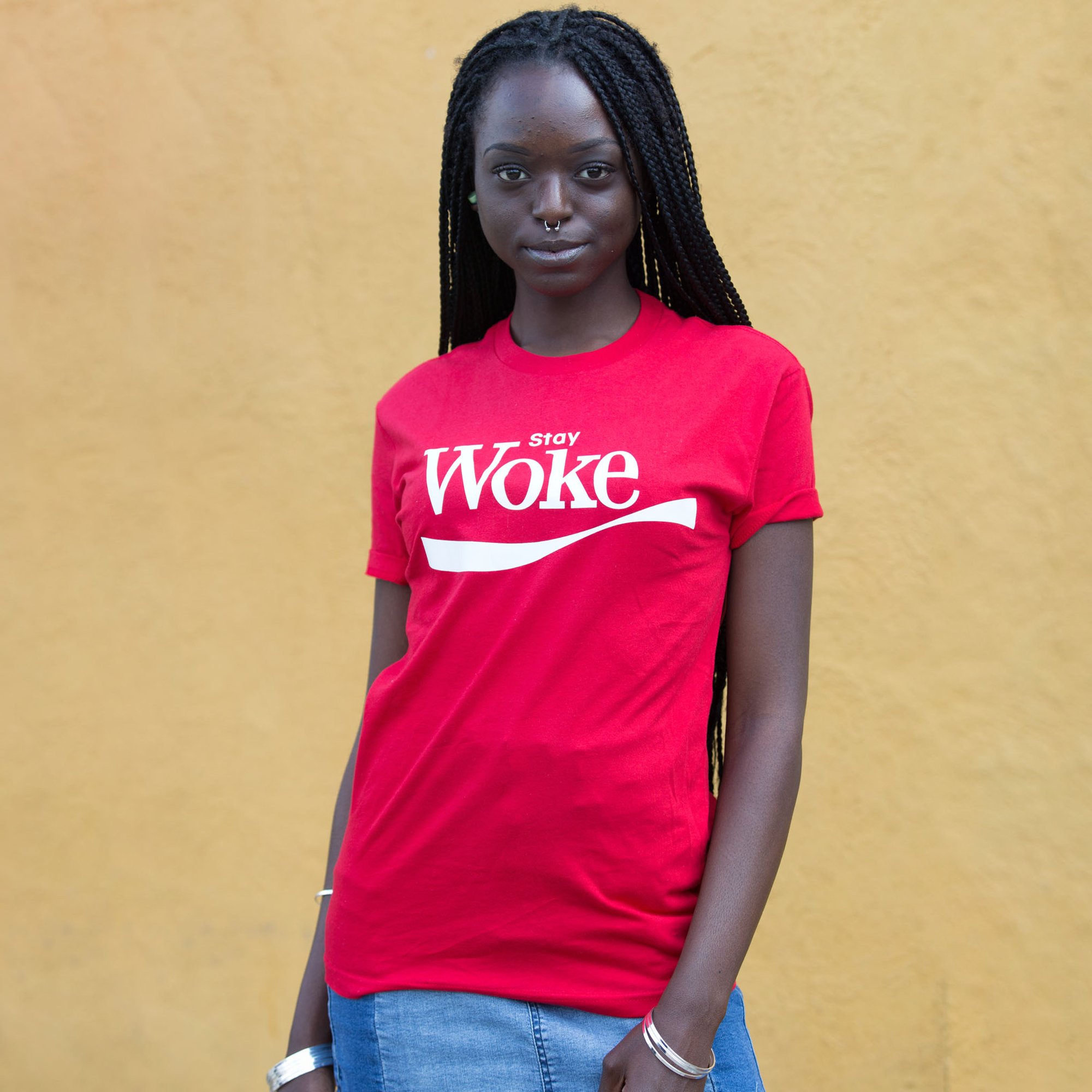 Stay Woke Unisex T-shirt - The Carter Brand - Black By Popular Demand - Rooting For Everybody Black - Black Pride Apparel