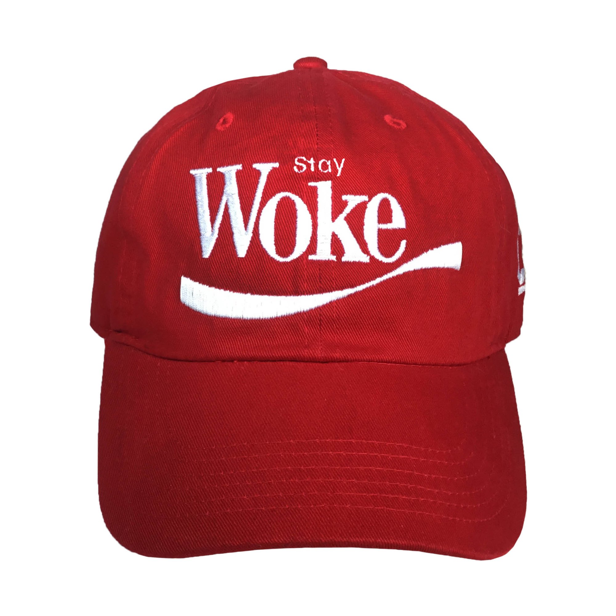 Stay Woke Embroidered Baseball Hat - The Carter Brand - Black By Popular Demand - Rooting For Everybody Black - Black Pride Apparel