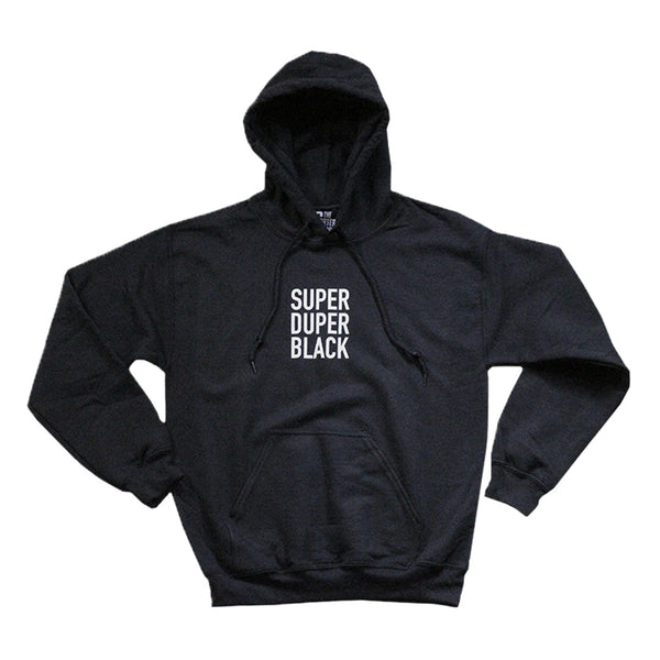 Super Duper Black Hoodie