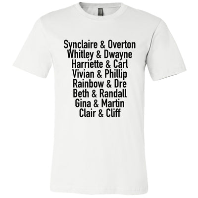 TV Couples Unisex T-shirt - The Carter Brand - Black By Popular Demand - Rooting For Everybody Black - Black Pride Apparel