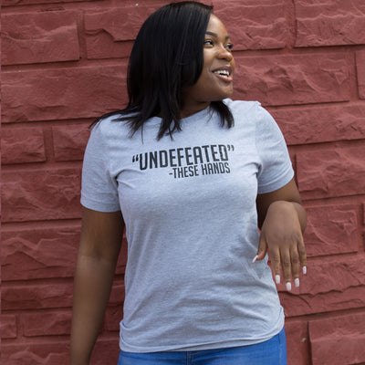 Undefeated Unisex T-Shirt - The Carter Brand - Black By Popular Demand - Rooting For Everybody Black - Black Pride Apparel