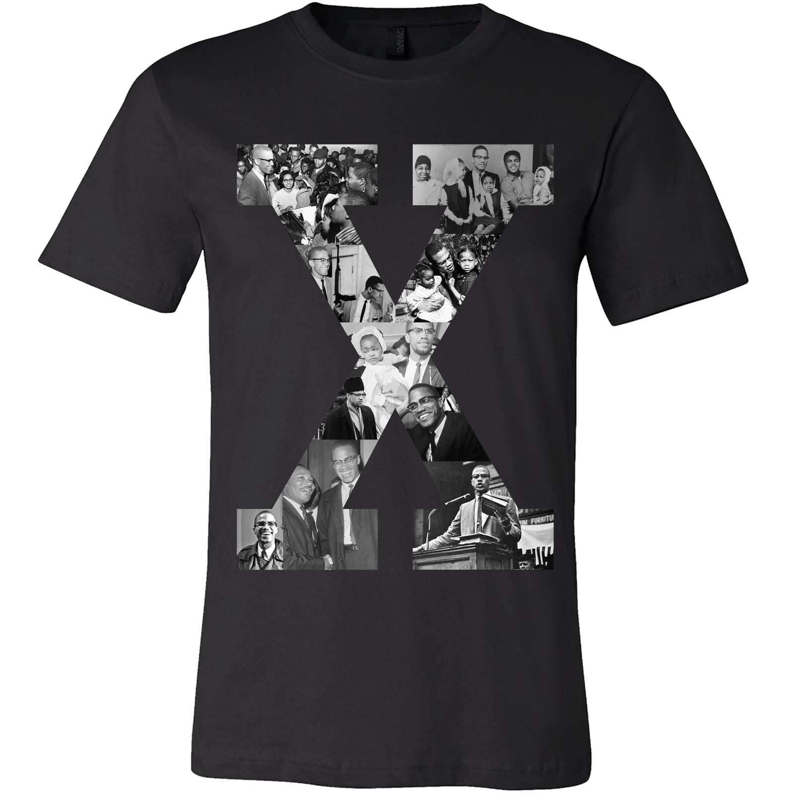 X Graphic Unisex T-Shirt - The Carter Brand - Black By Popular Demand - Rooting For Everybody Black - Black Pride Apparel