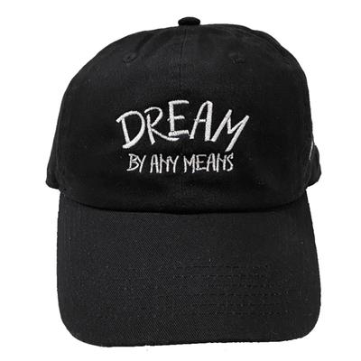 Dream By Any Means Hat - The Carter Brand - Black By Popular Demand - Rooting For Everybody Black - Black Pride Apparel