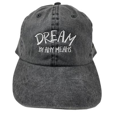 Dream By Any Means Hat - The Carter Brand - Black By Popular Demand - Rooting For Everybody Black - Black Pride Apparel